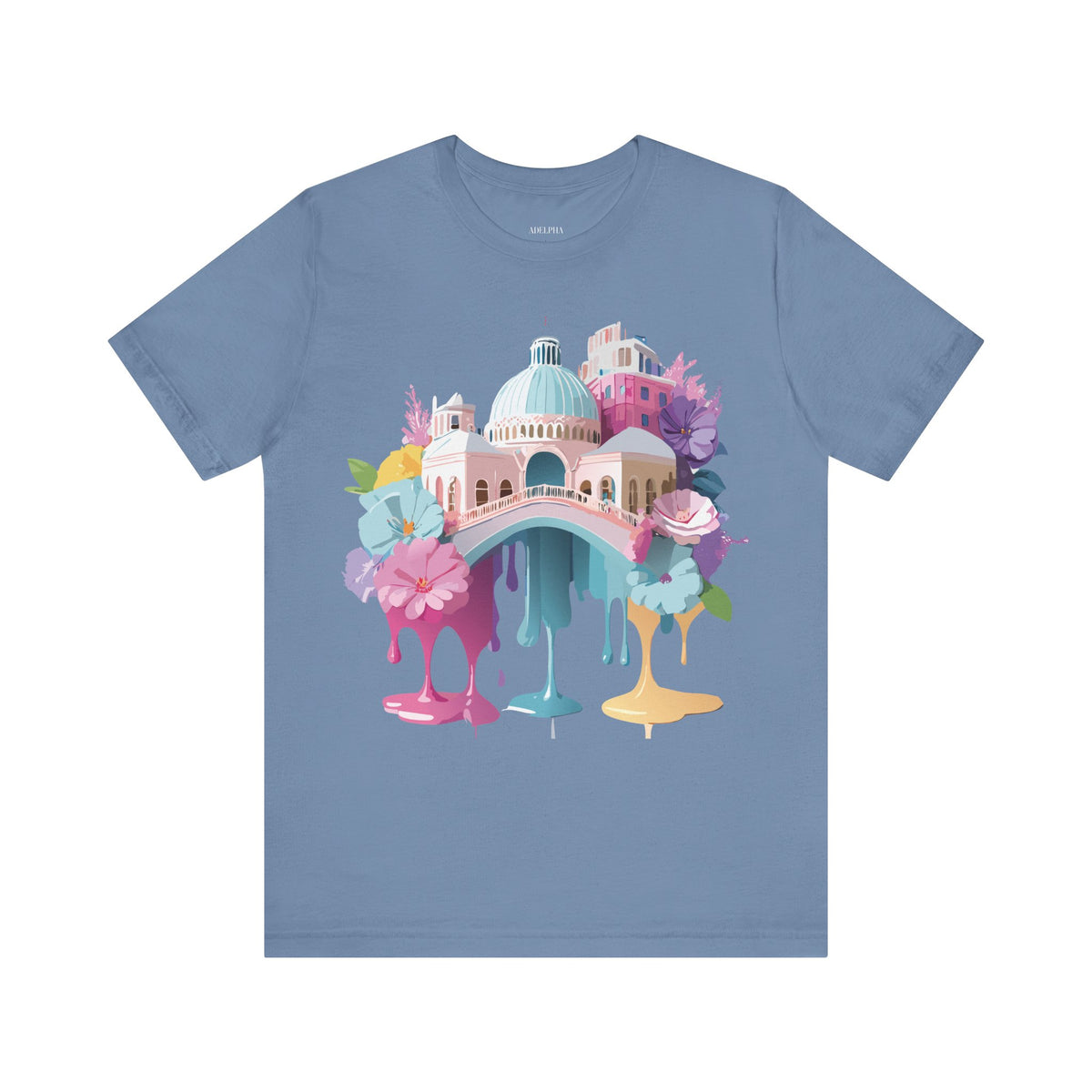 Graphic Unisex Cotton Bella+Canvas Tee Shirt with Venice
