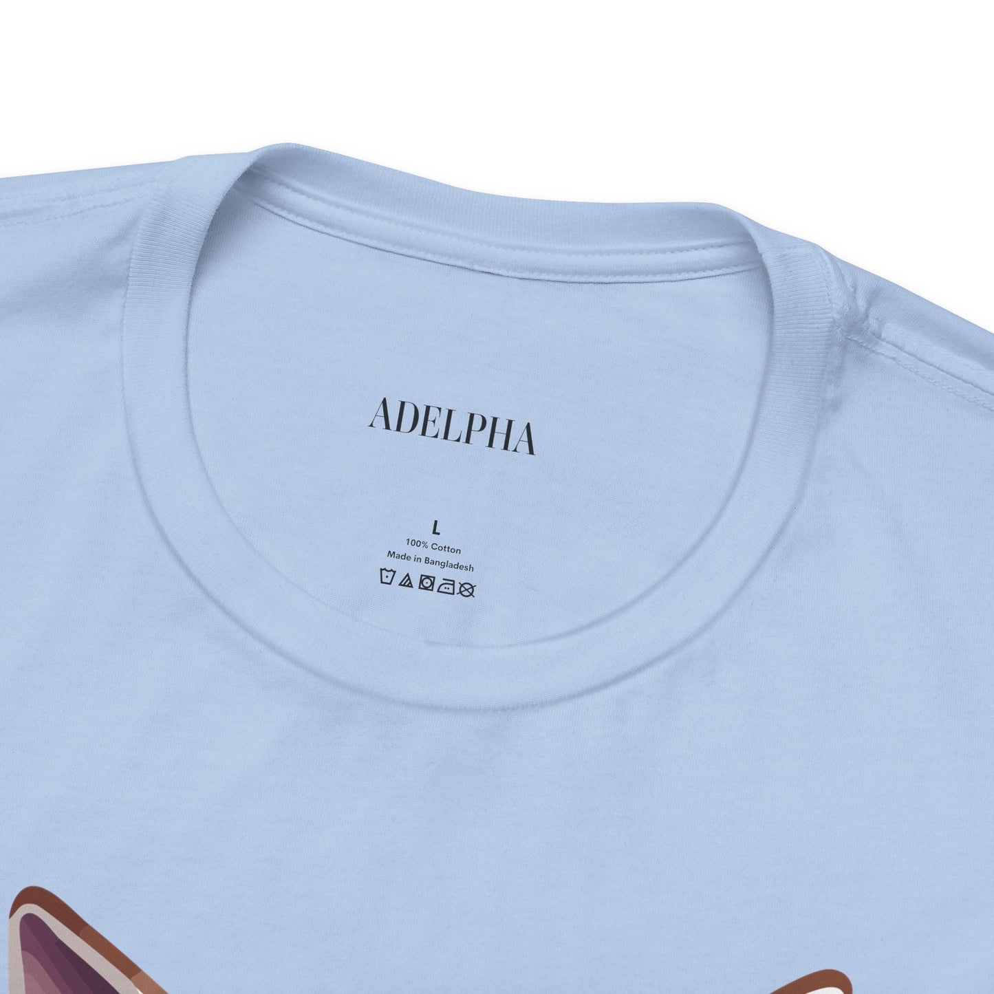 Adelpha Unisex Vintage Inspired Graphic Tee With Original Art Design Short Sleeve