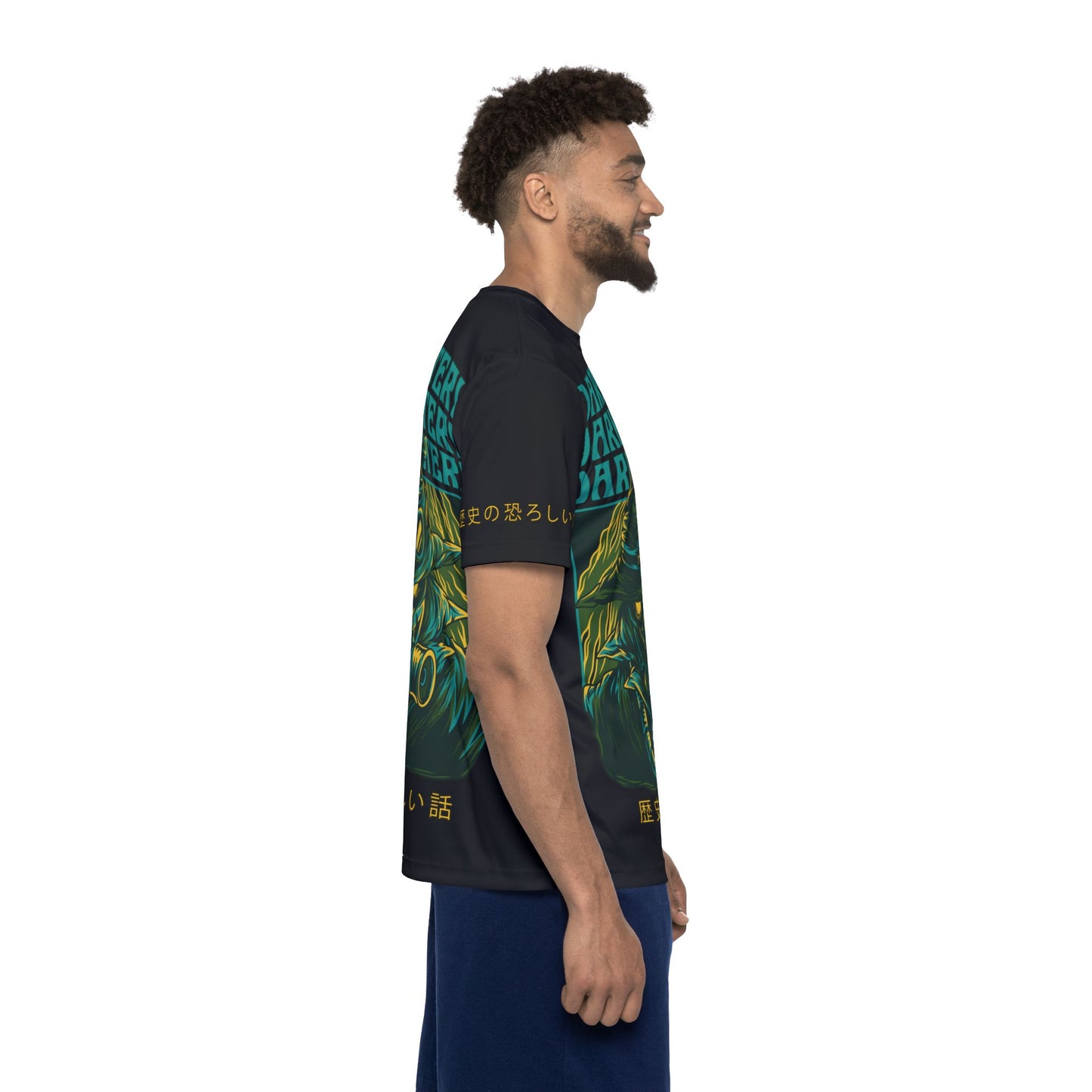 58-Be Fun Graphic T-Shirt, Art Design Poly Shirt, All Over Print Graphic Tee, Monsters T-Shirt, Cartoon Tees