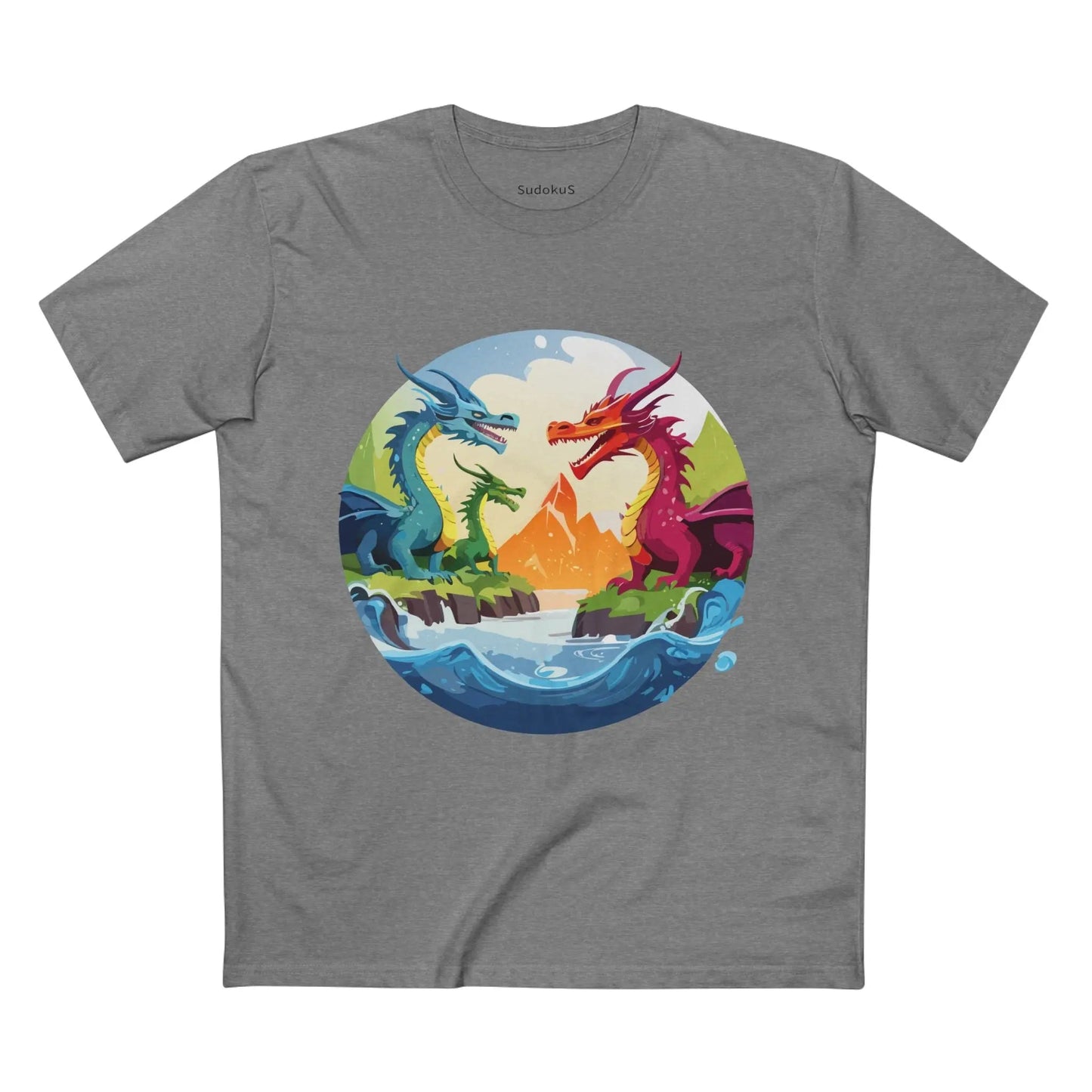Dragon Graphic Unisex 100 Cotton Staple Tee 22