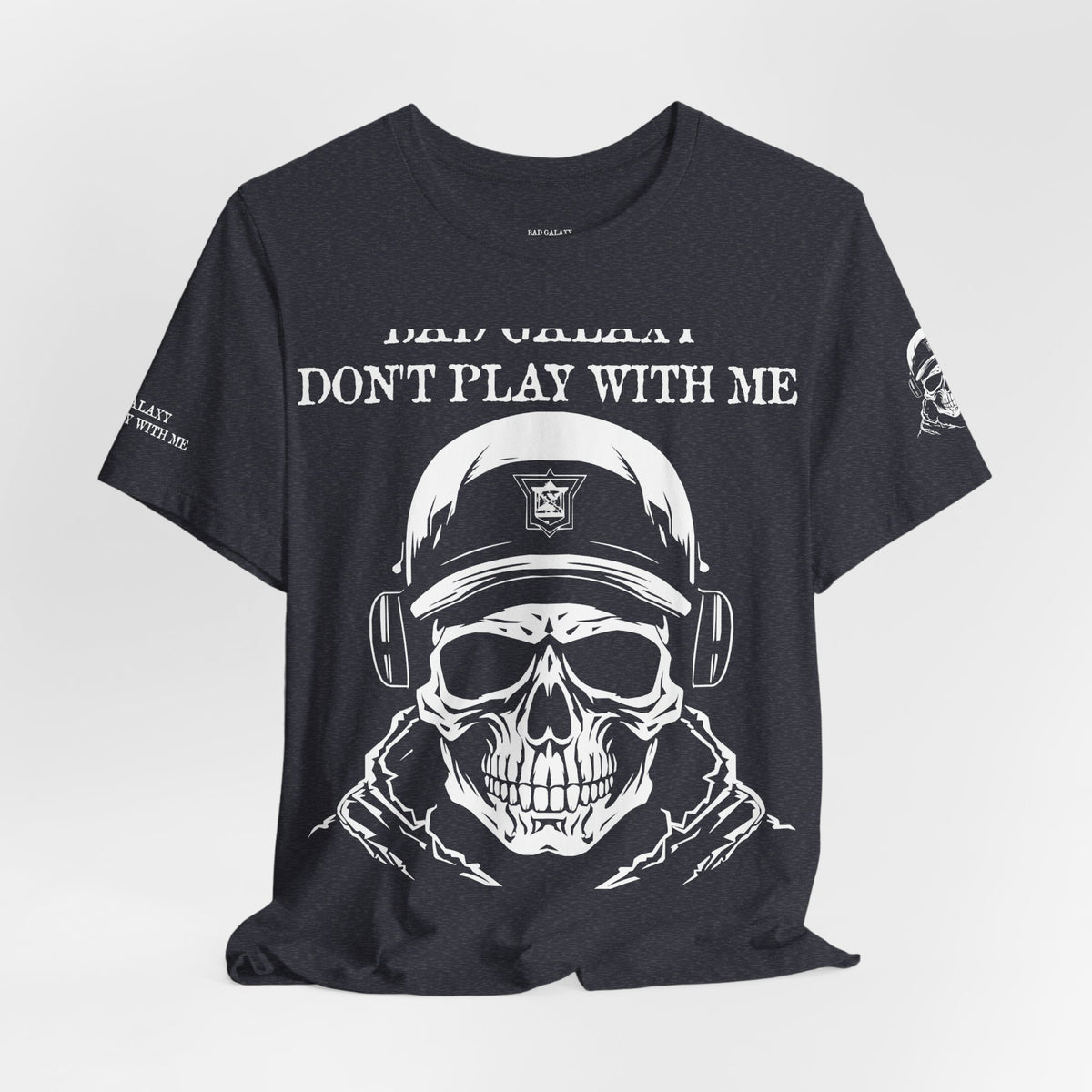 Skull Rock Graphic Unisex Cotton Bella+Canvas Tee with Art Design b44