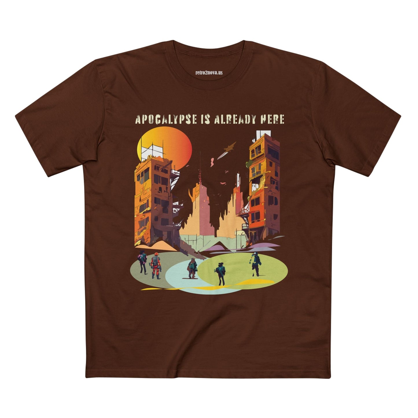 Cataclysm Doomsday Shirt Unisex Premium Cotton Tee With Original Art Design From Retro2Nova