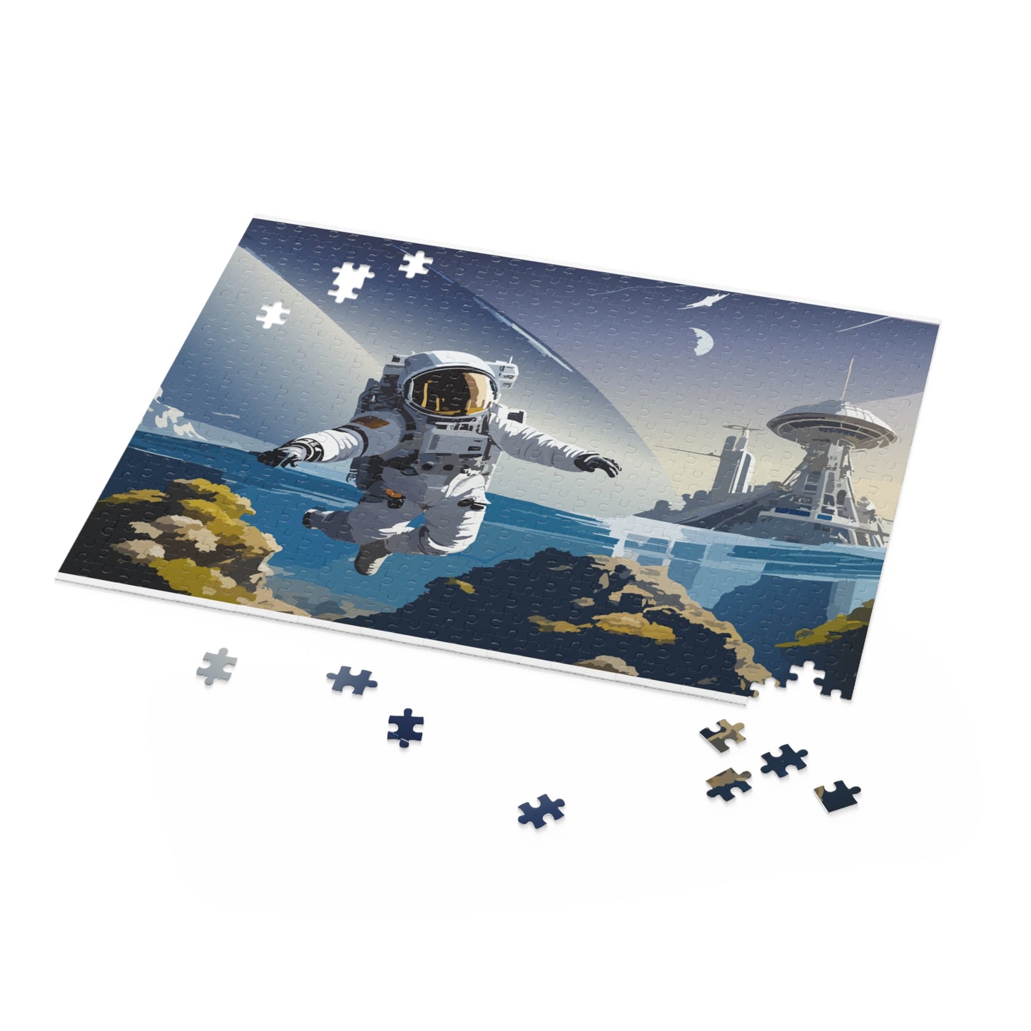 Astronaut Puzzle 500-Chipboard Pieces in Box | Kids Puzzles Size: 16" x 20",  Ages 9+ and Family pn46
