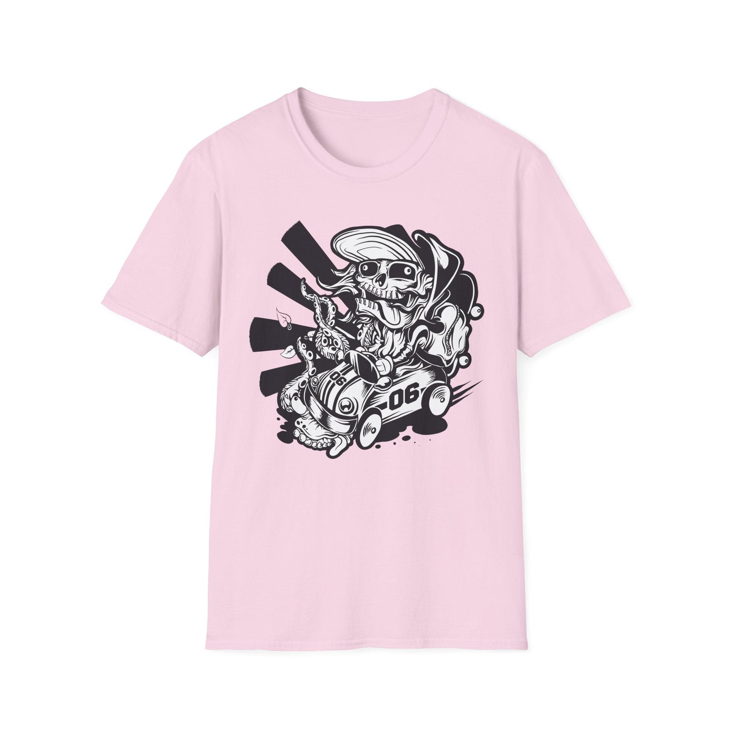 Cartoon Animation T Shirt Unisex Softstyle 64000 Cotton Tee With Fun Art Design Graphics