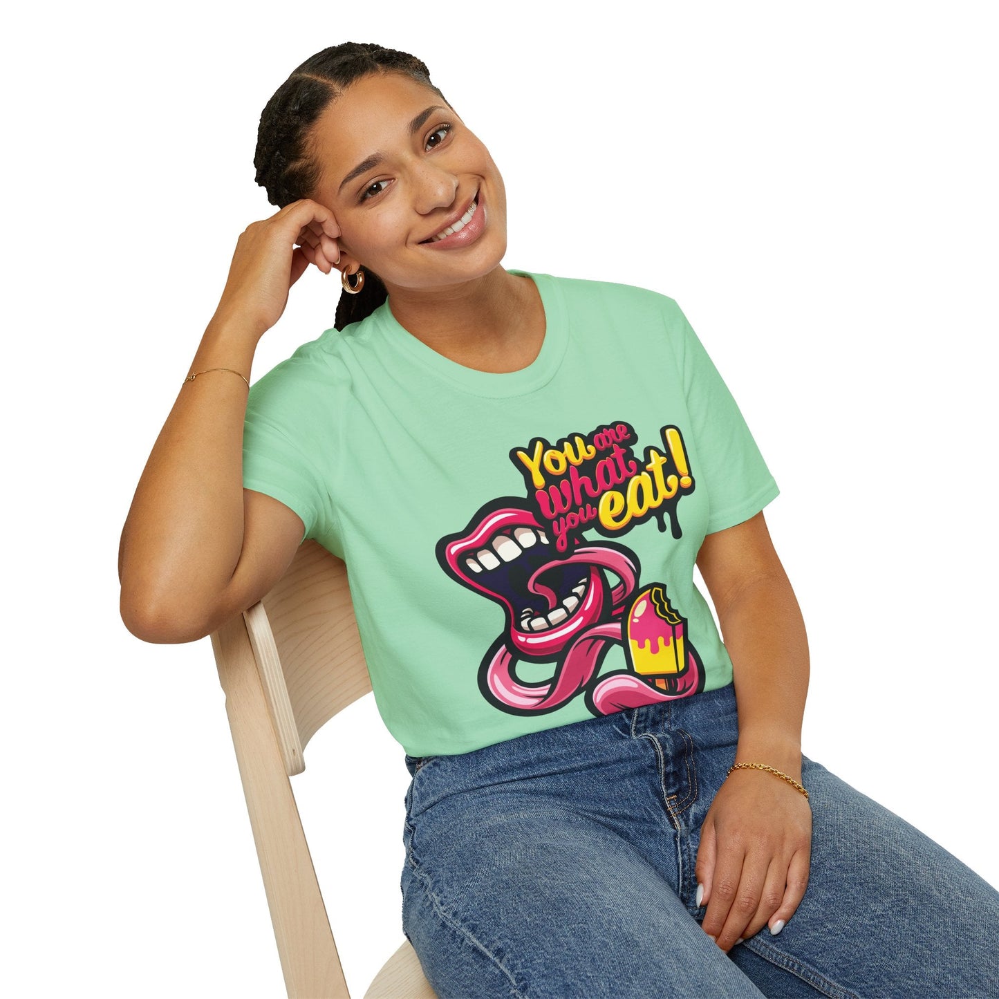Cartoon T Shirt Animation T Shirt Funny Tee Shirt Unisex Softstyle Cotton Tee Premium