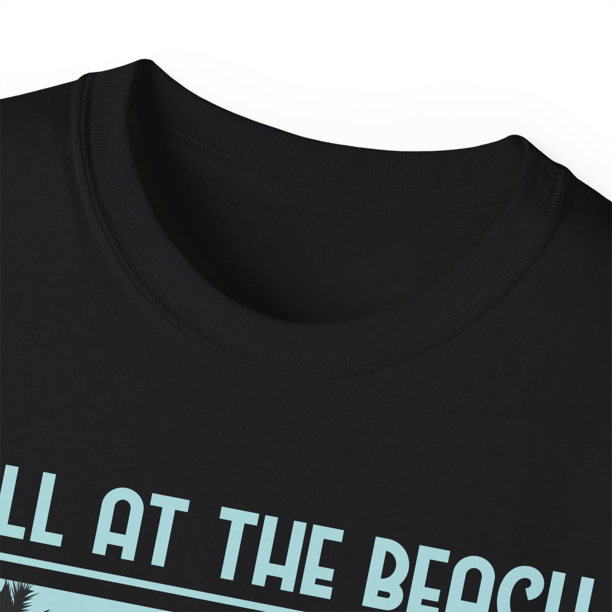 Chill at the Beach silhouette surf scene Tee | Palm trees, sunset, ocean vibes