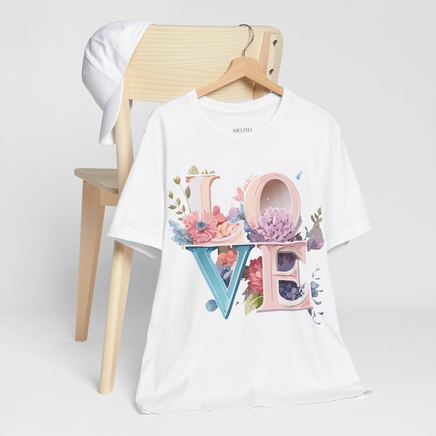 Adelpha Vintage Inspired Graphic T Shirt Unisex Jersey Short Sleeve Valentine Design