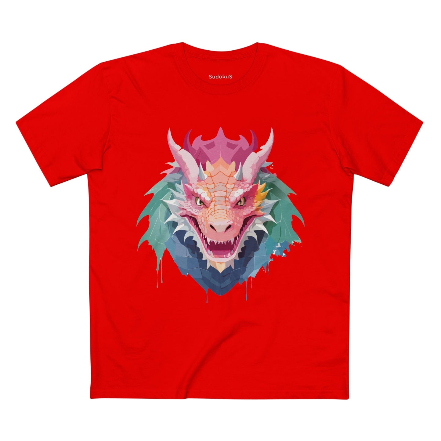 Dragon Graphic Unisex 100 Cotton Staple Tee 6