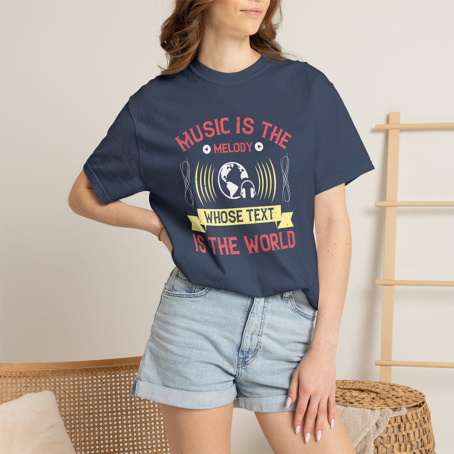 Music Graphic Design Unisex Cotton T-shirt m33