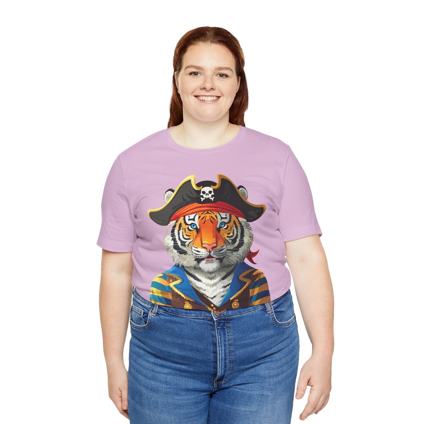 Unisex Animal Tee Shirt Art Design With Wild Animals Gildan Softstyle Cotton T Shirt