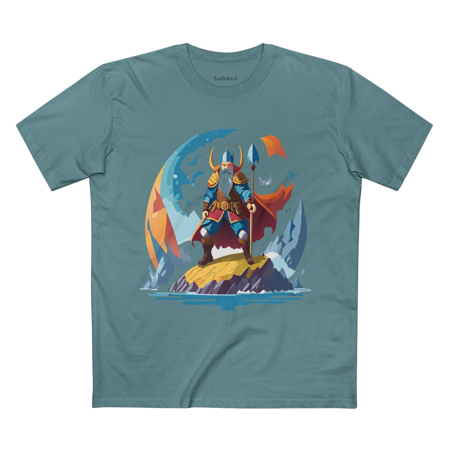 Viking Graphic Unisex 100 Cotton Staple Tee 8