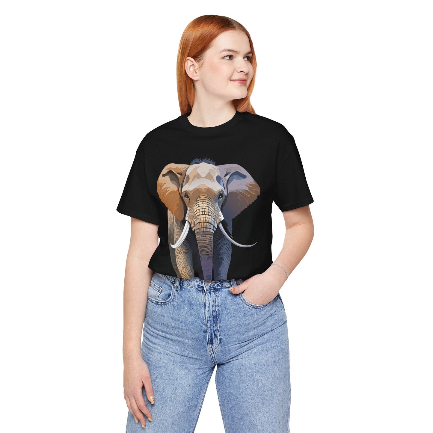 Unisex Animal Art Design Tee Shirt With Wildlife Animals Short Sleeve Everyday Comfort