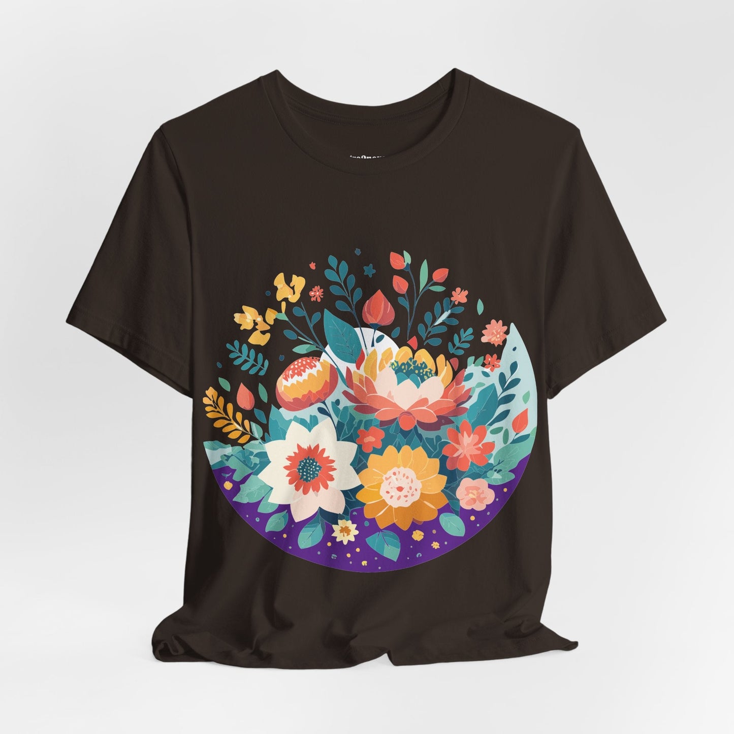 Flowers Shirt Floral Shirt Unisex Jersey Short Sleeve Tee Breathable Fabric Free Shipping