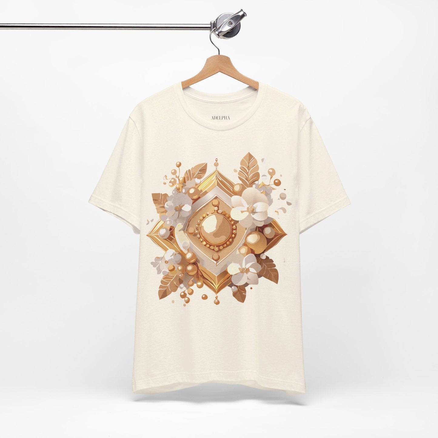 Jewelry Graphic Unisex 100 Cotton Vintage Treasure Art T-Shirt 28