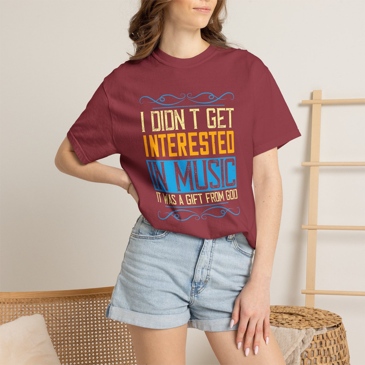 Music Graphic Design Unisex Cotton T-shirt m5