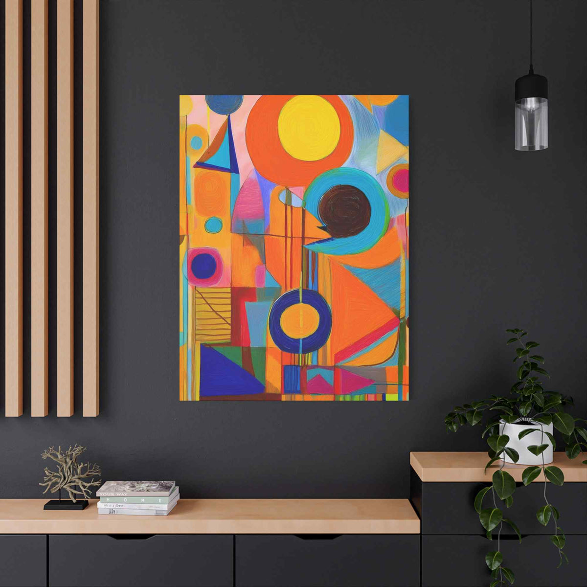 Abstract Painting Print Canvas 20x24,20x30,24x30, 24x32,24x36,30x40, 32x48,36x48,40x60 Pine-Wood Inner Frame ABS-12