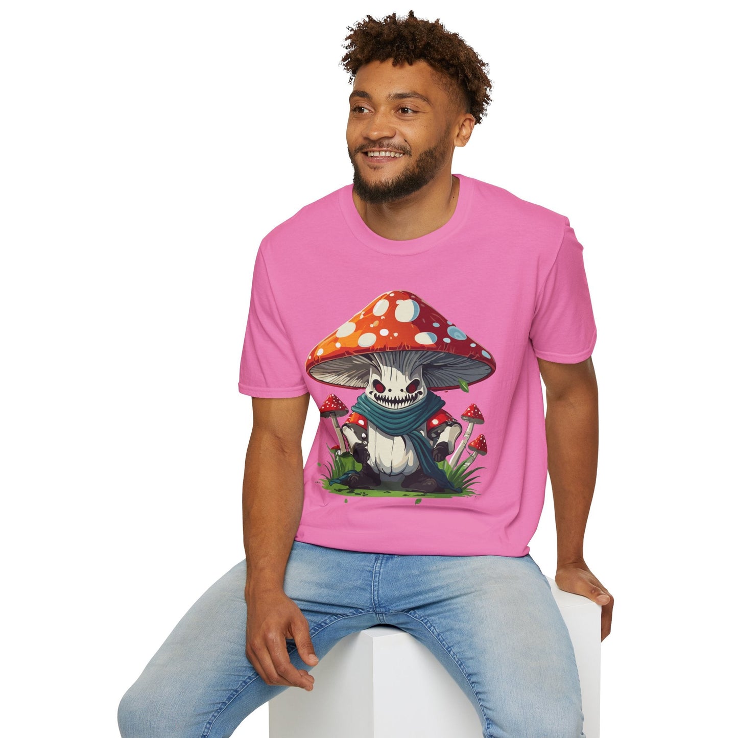 Unisex Mashroom T Shirt Funny Fungus Inspired Design Gildan Softstyle 64000 Tee Shirt