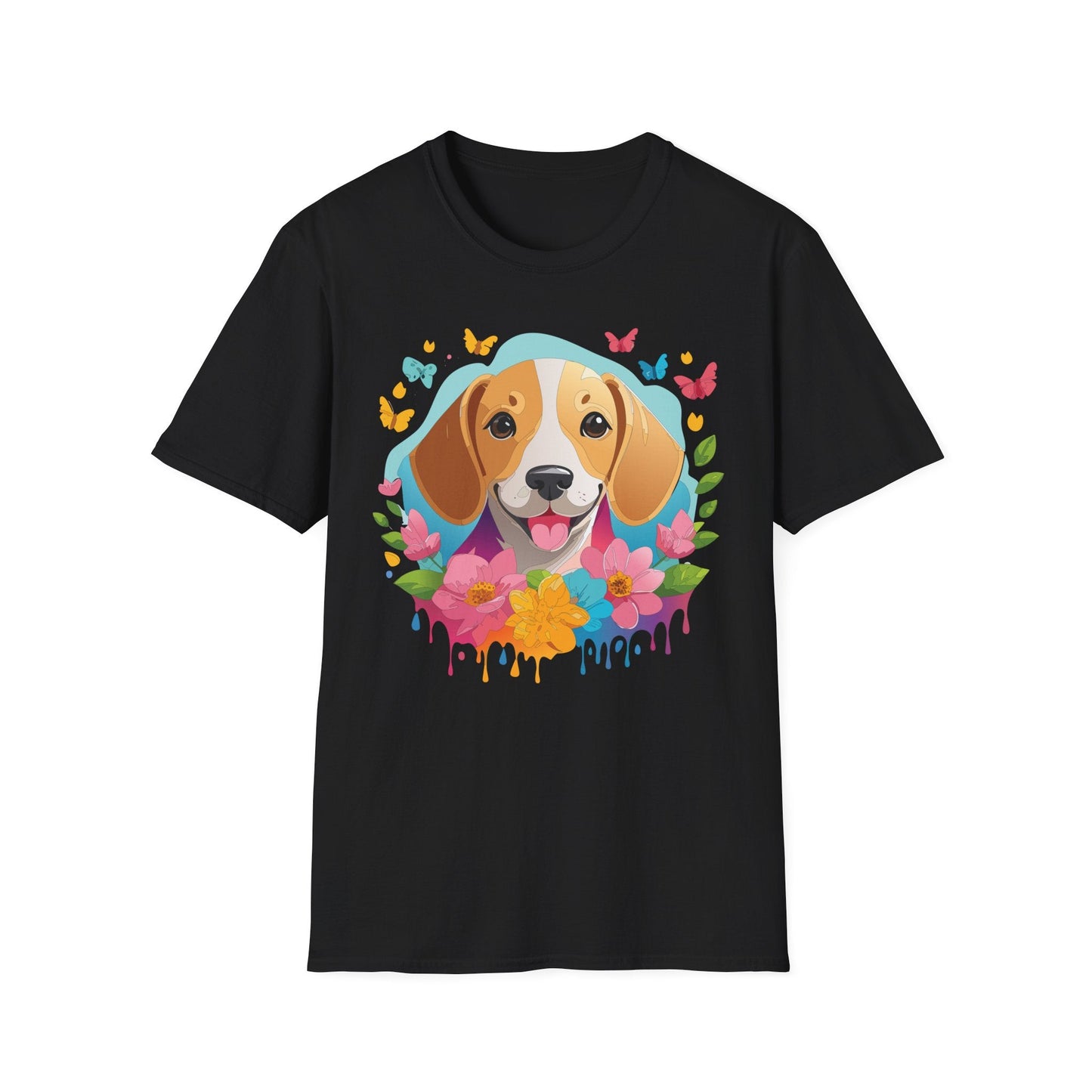 Dog Shirt Unisex Animal Tee Softstyle Cotton Comfort Everyday Wear