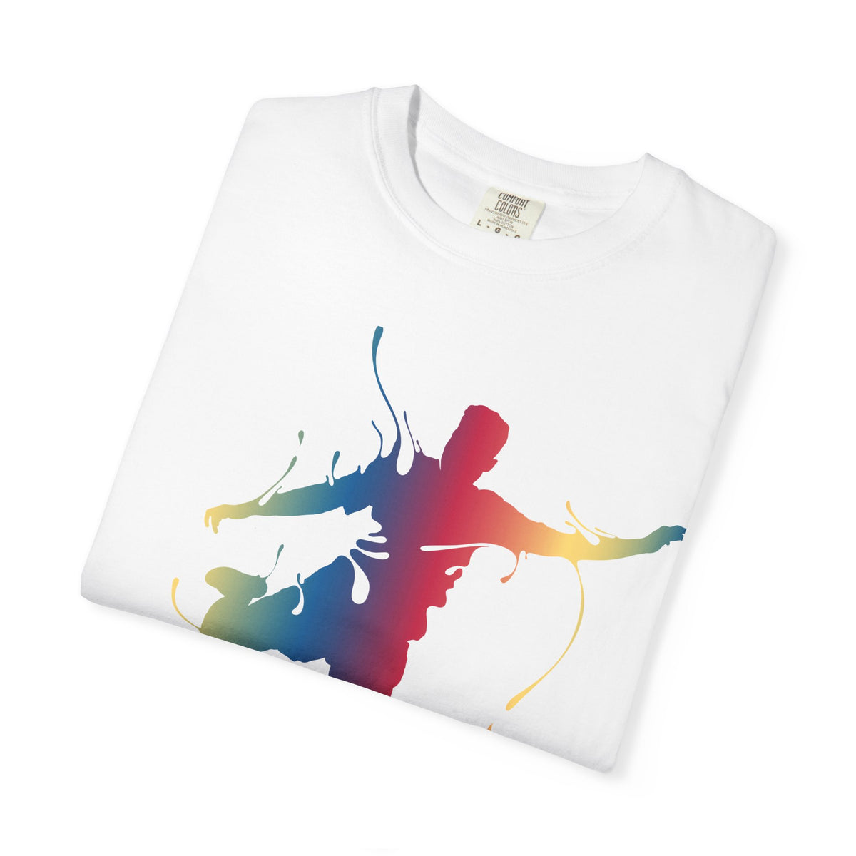 Camiseta unisex con diseño de arte deportivo.