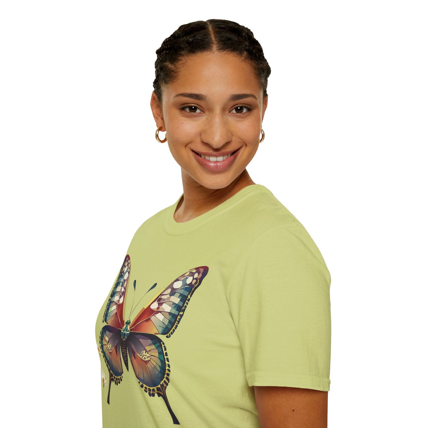 Unisex Butterfly Monarch Shirt Softstyle Tee Gildan 64000 Short Sleeve For Everyday Comfort