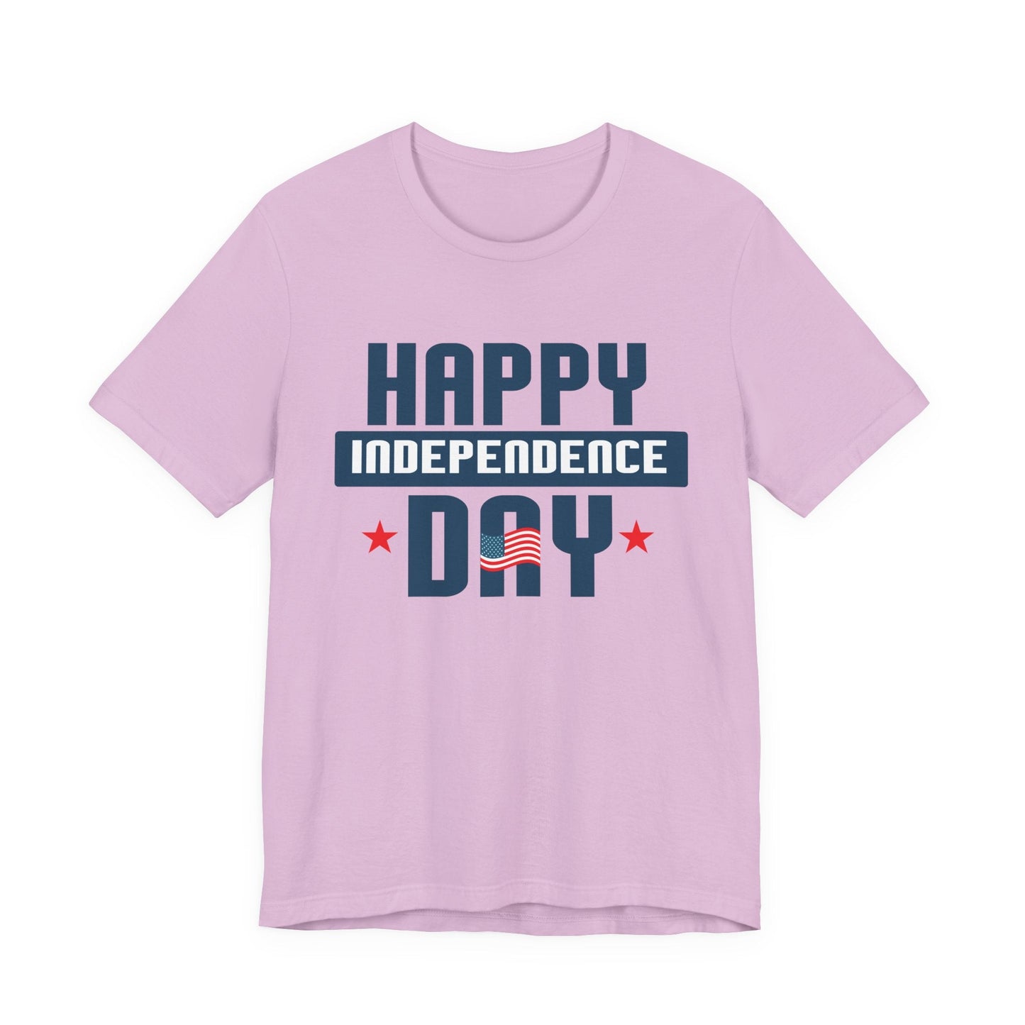 Happy Independence Day Graphic Unisex Cotton T-Shirt 017