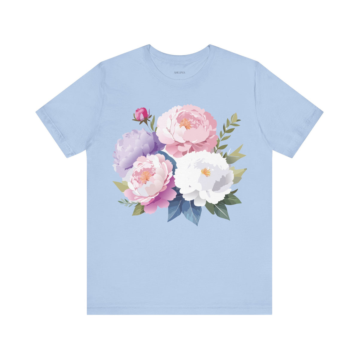 Floral Graphic Tee Shirt - Bella+Canvas Unisex 100 Cotton 37