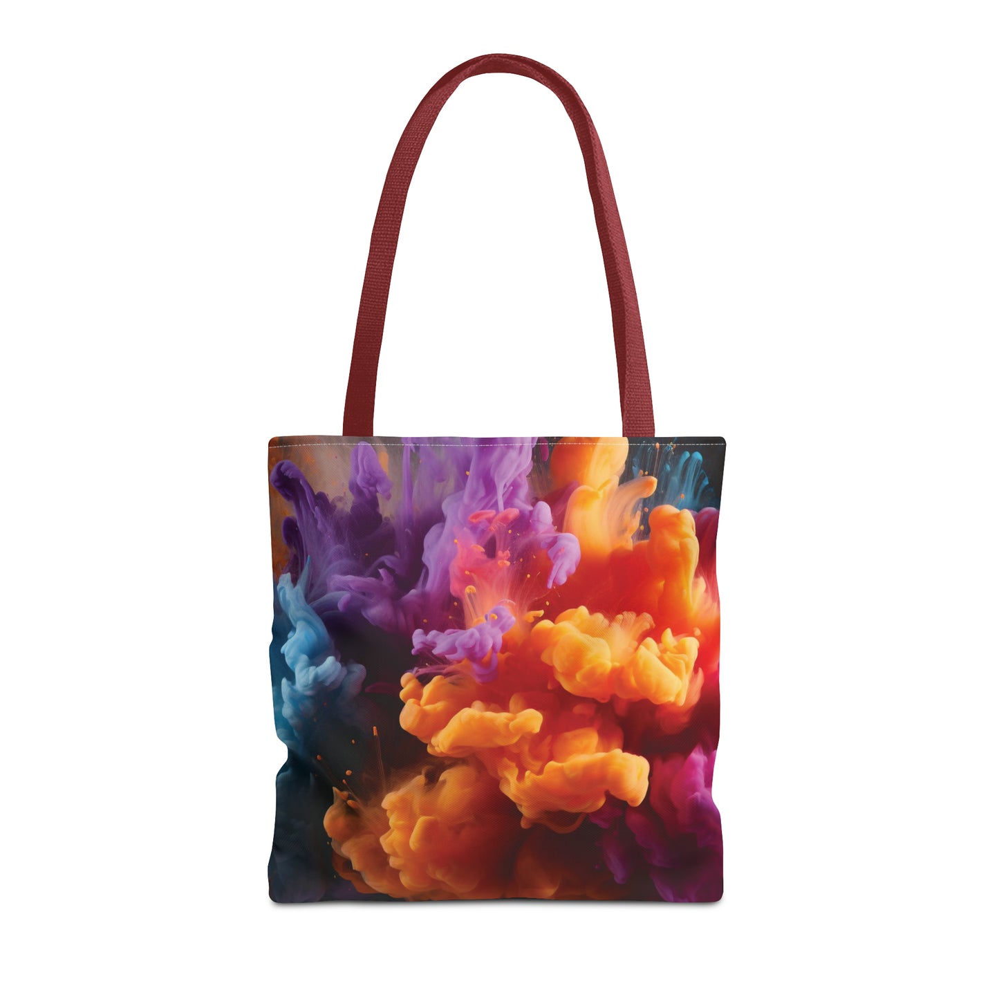 Canvas Bag with Abstract Prints