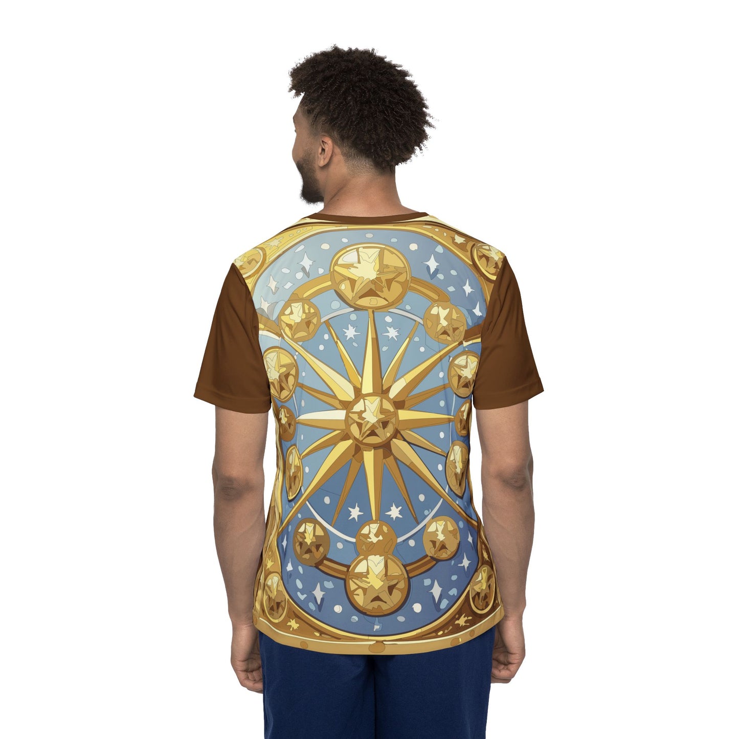 24-Card Deck Graphic T-Shirt, Art Design Poly Shirt, All Over Print Graphic Tee, Playing Cards T-Shirt, Playing Cards Tees