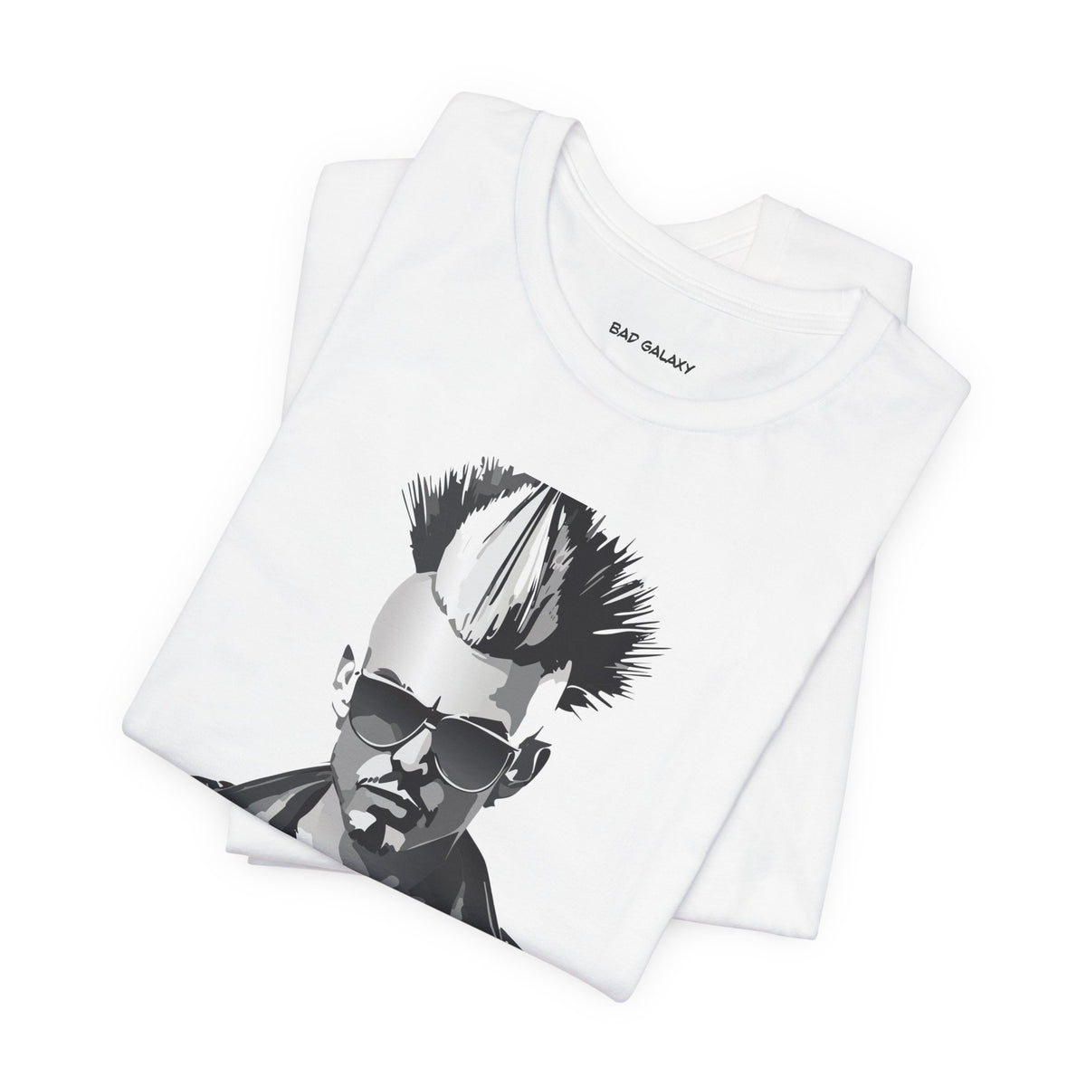 Punk Rock Graphic Unisex Cotton Bella+Canvas Tee with Art Design b34
