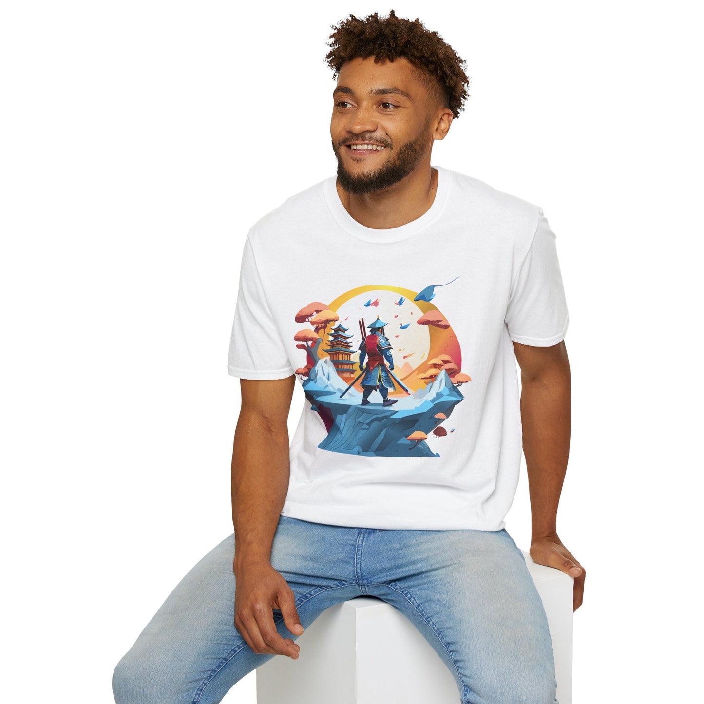 Samurai Shirt Unisex T Shirt Softstyle 64000 Gildan Tee For Everyday Comfort Durable Breathable