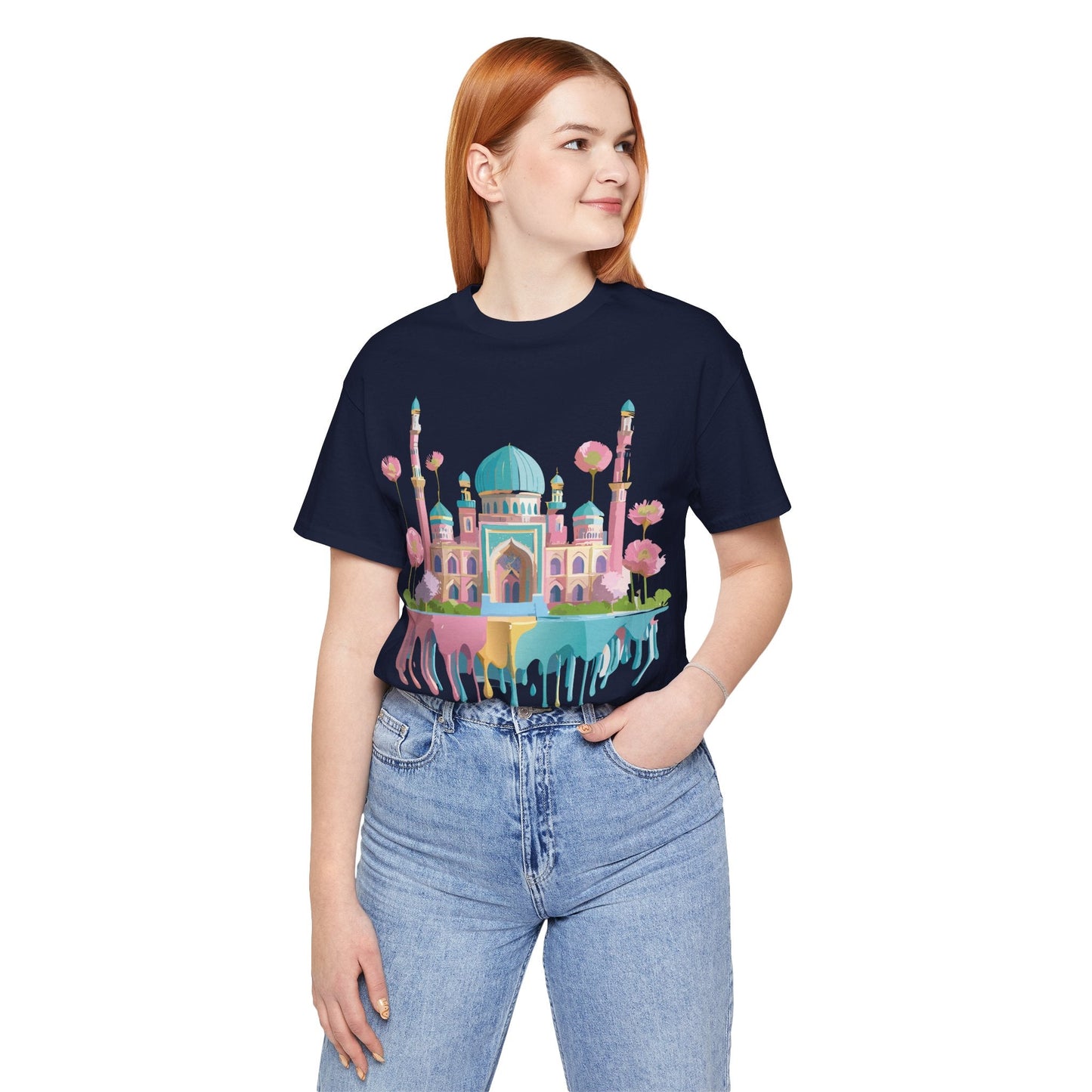 Adelpha Unisex Graphic Tee Vintage Inspired Artwork Tashkent Tourist Shirt Travel Style