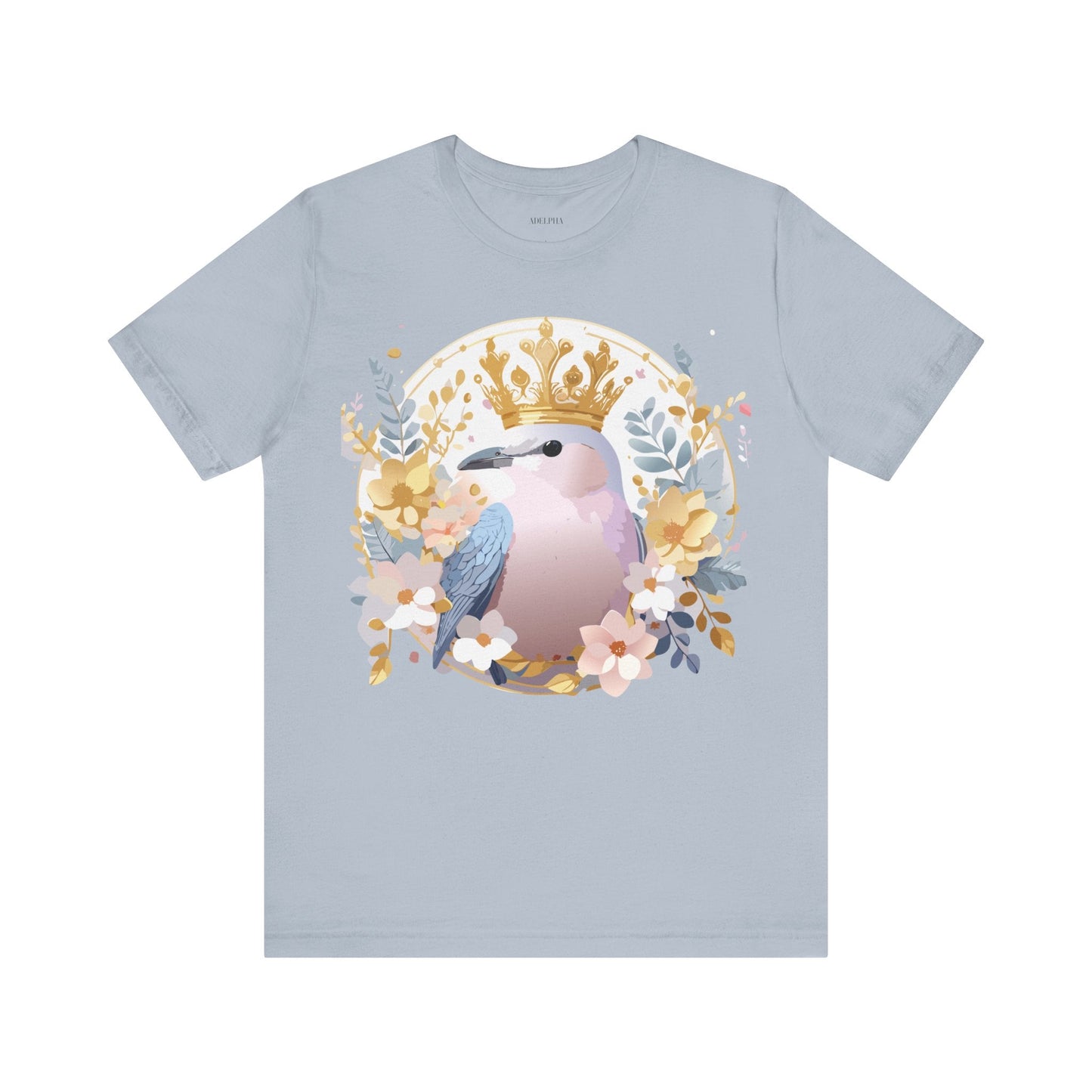 Adelpha Medallion Graphic Tee Unisex Short Sleeve Vintage Inspired Artwork Shirt
