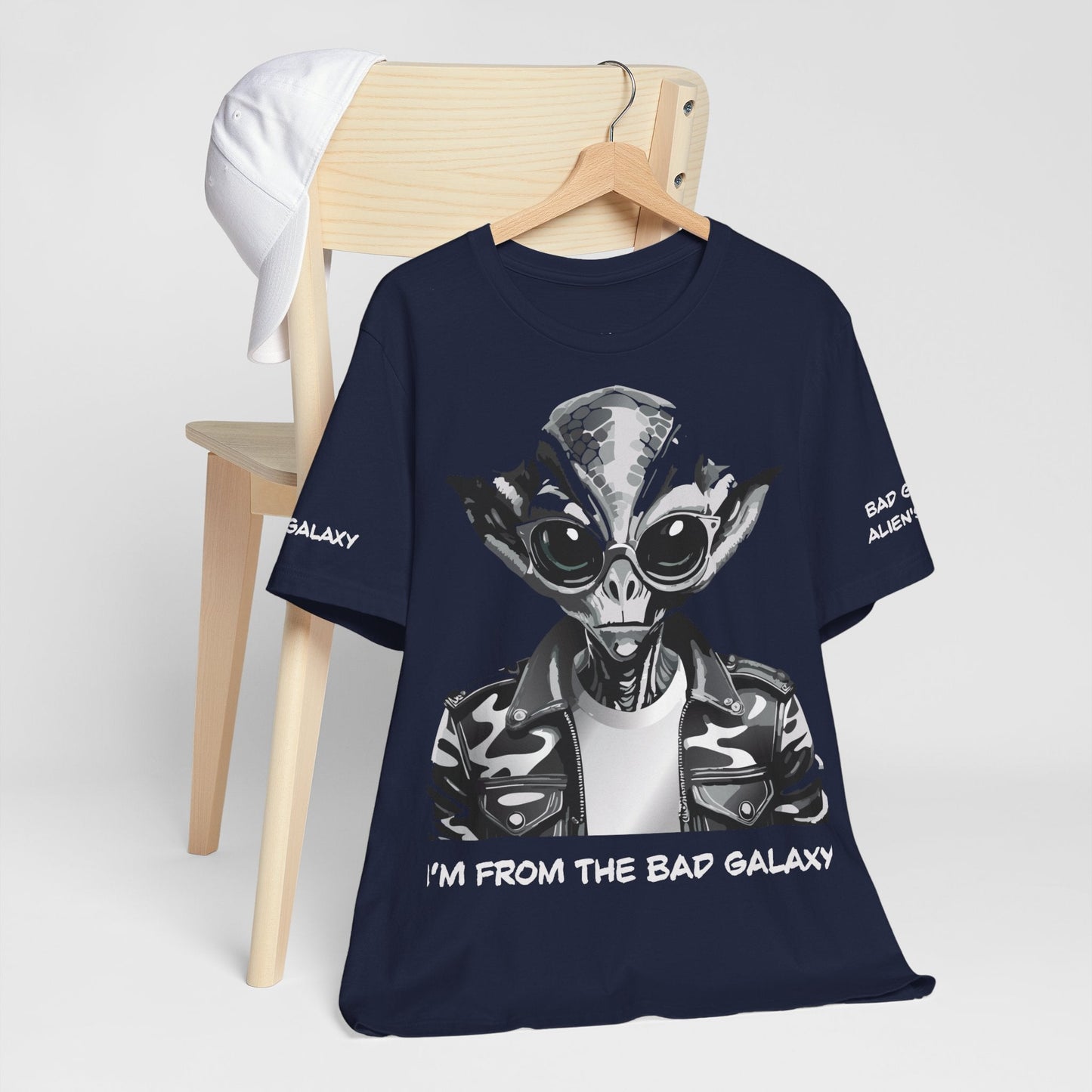 Alien T Shirt From Bad Galaxy Made To Order 100 Cotton Eco Friendly Inks Soft Comfortable