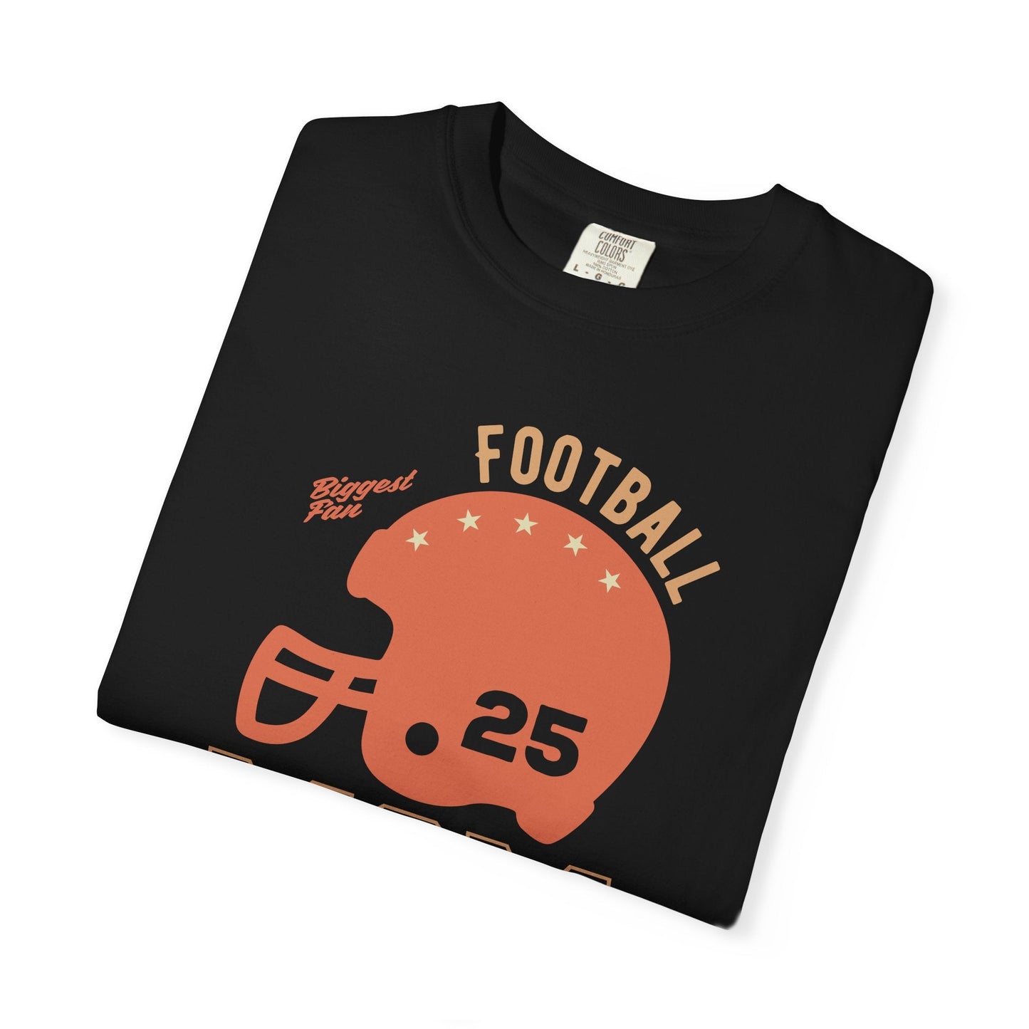 Football Mom T-shirt Mother's Day Mama Tee Unisex Comfort Colors Garment-Dyed Cotton h43