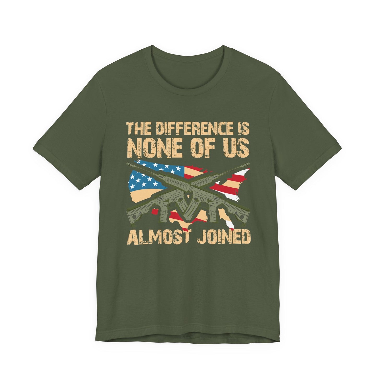 Army Veteran Patriotic Graphic Design Unisex Cotton T-Shirt v18