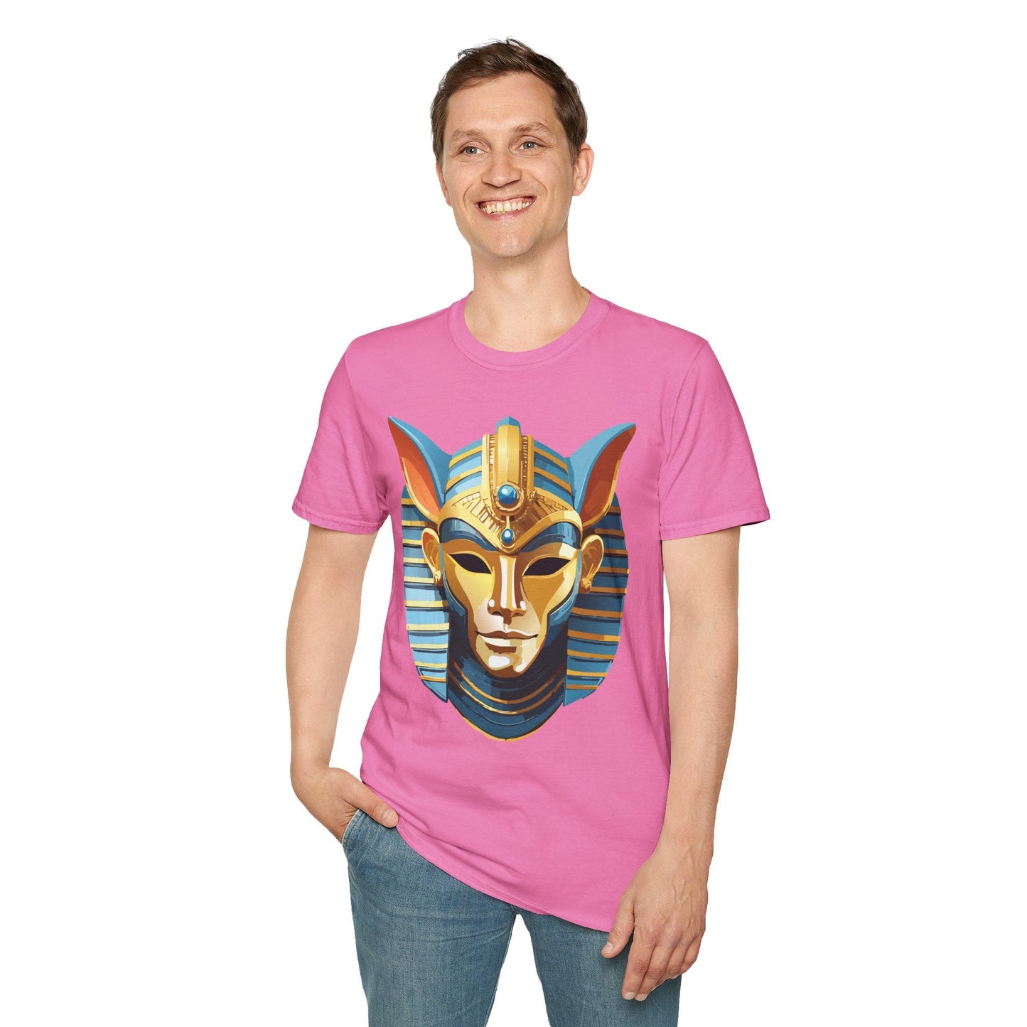 Mask Graphic Unisex Cotton Masquerade Design Artwork Tee 22