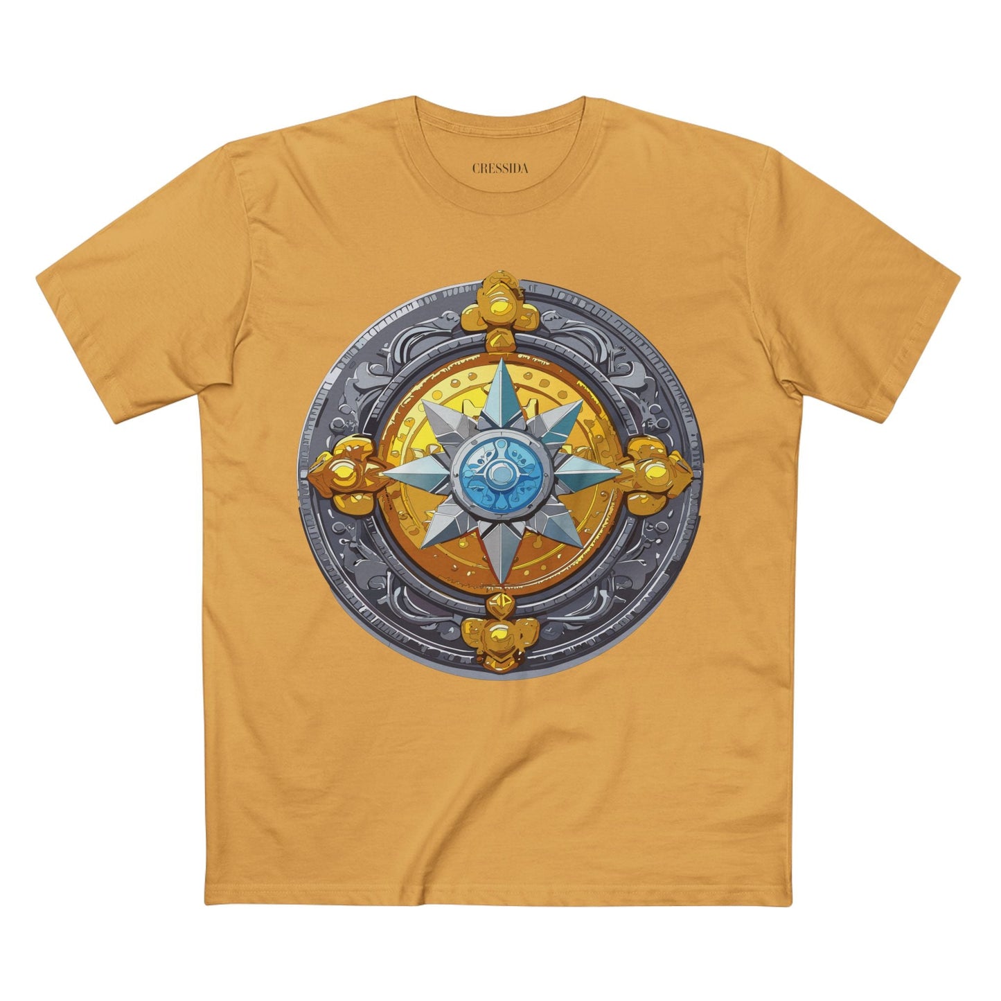 Antique Gold Coin Graphic Design T-Shirt Unisex 100 Cotton With Golden Print Artwork Tee 1
