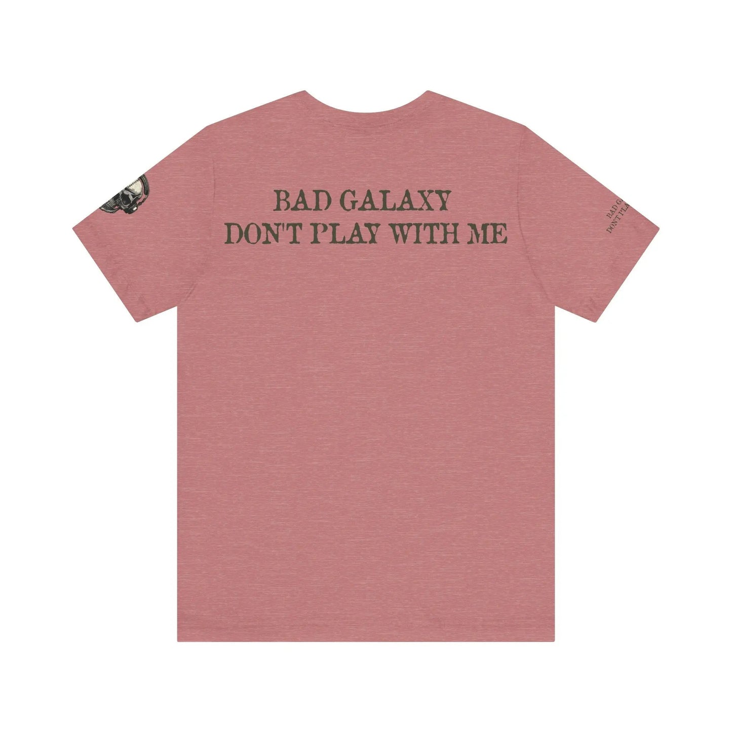 Skull T Shirt From Bad Galaxy Made To Order 100 Percent Cotton With Eco Friendly Inks Free Shipping