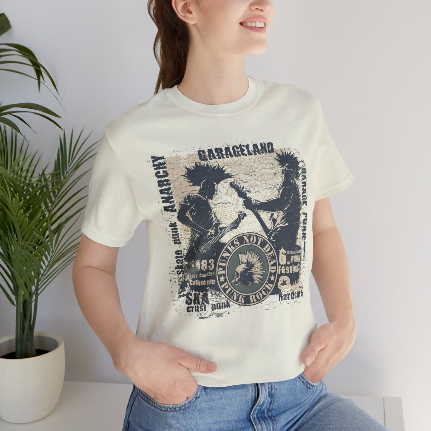 Punk Rock Graphic Tee, Retro Graphic T-Shirt, Artistic Vintage T-Shirt, Vintage Shirt, Retro Tee, Art Design Music Tees