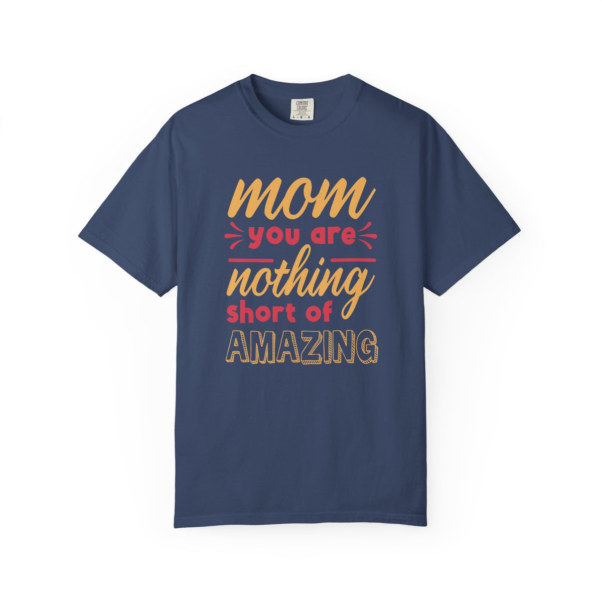 Mom T-shirt Mother's Day Mama Tee Unisex Comfort Colors Garment-Dyed Cotton h21
