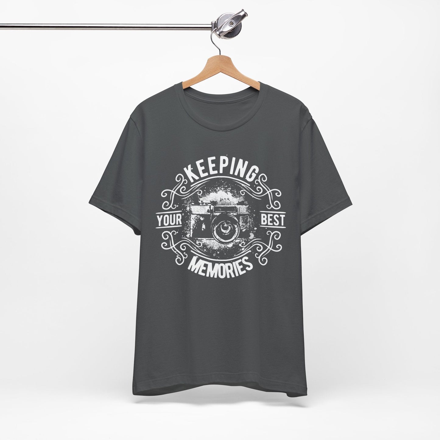 Keeping Your Best Memories T-Shirt Vintage Camera Graphic T-Shirt A-5
