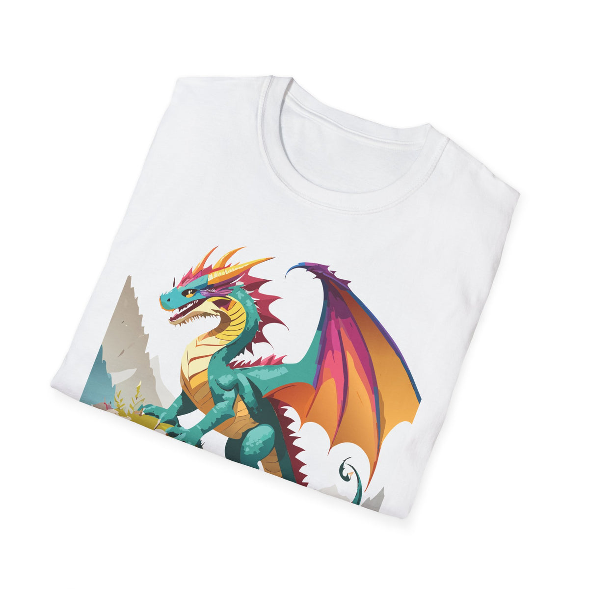 Dragon Graphic Tee Gildan Unisex 100 Cotton Tee Shirt with Animals m21