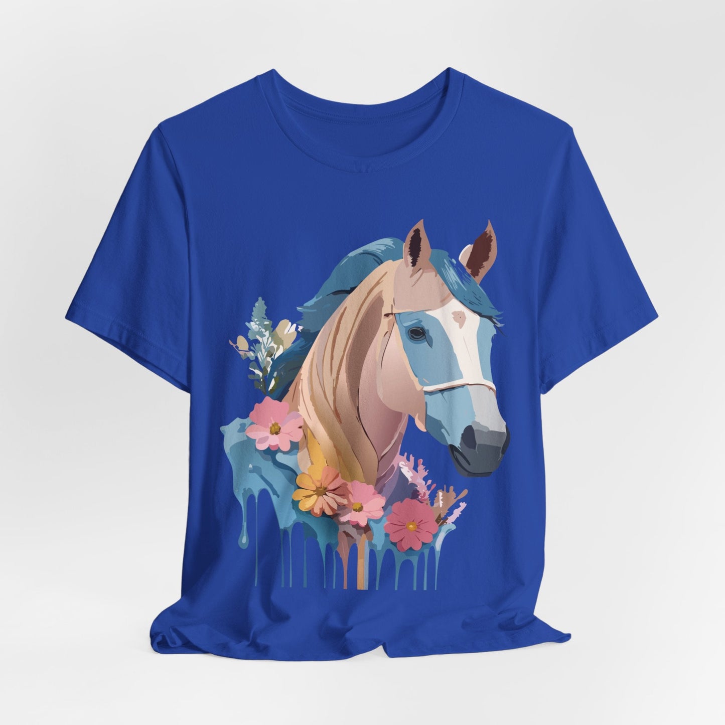 Horse Graphic Unisex 100 Cotton Vintage Animal Art T-Shirt 12