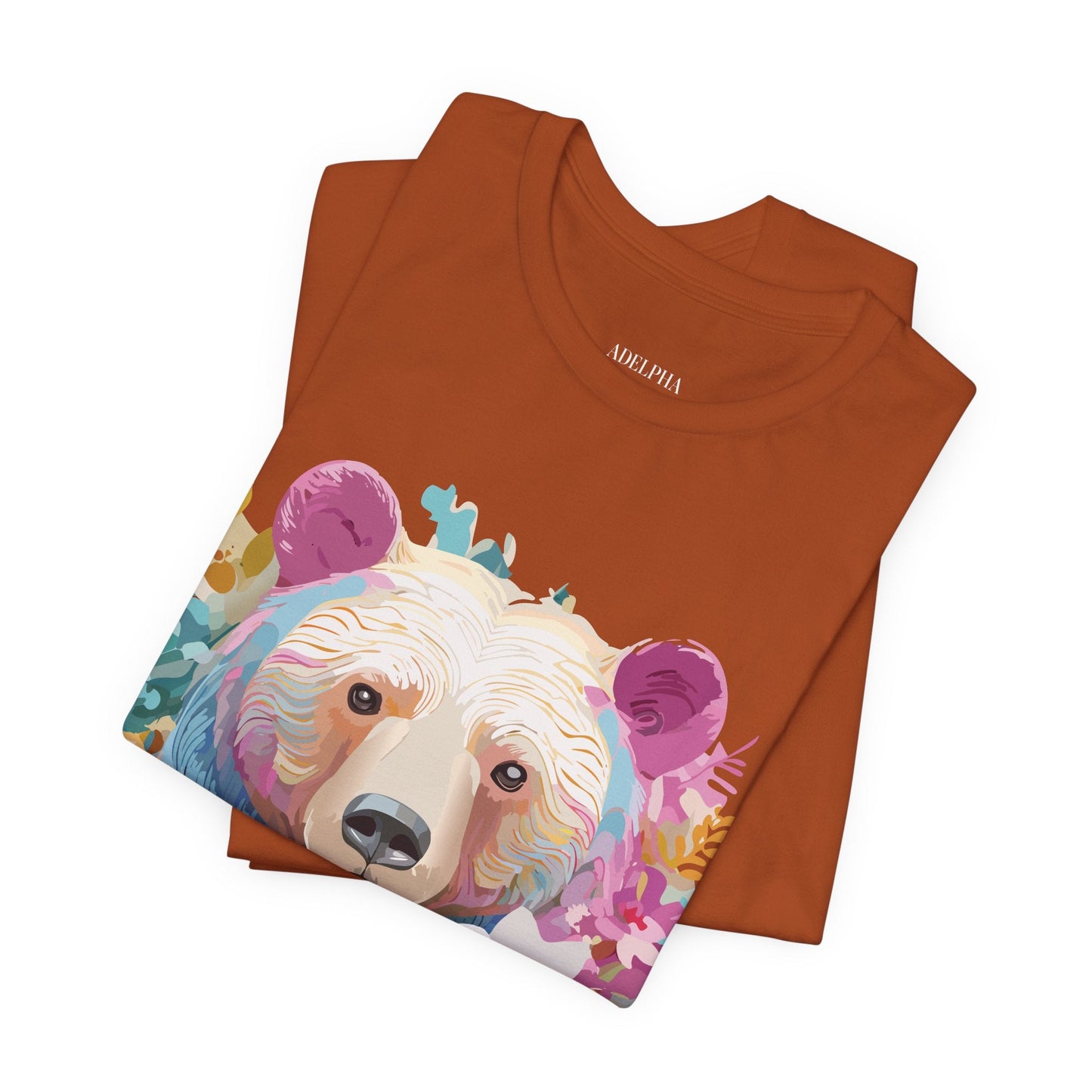 Bear Graphic Tee Unisex Vintage Inspired Artwork Adelpha Premium Collection