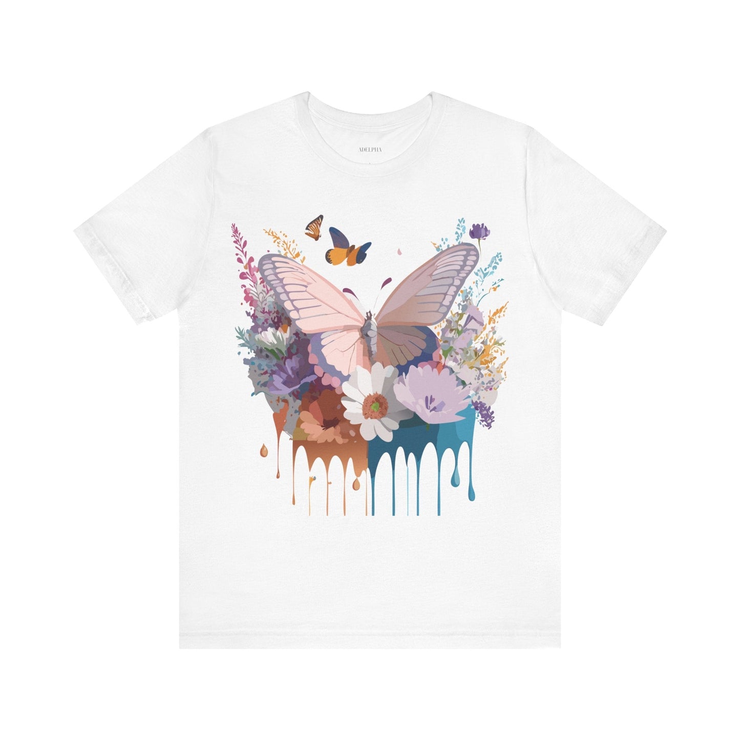 Butterfly Graphic Tee Adelpha Art Design Unisex Short Sleeve Shirt