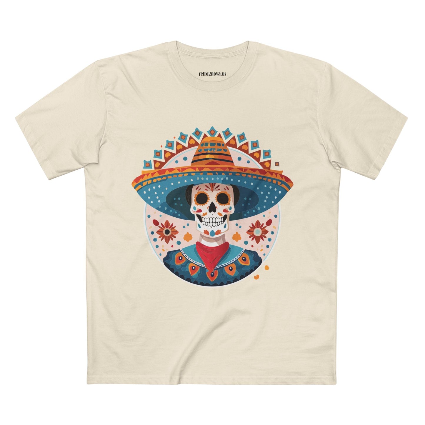 Skull Graphic Tee Unisex Premium Cotton Staple Tee With Original Art Design By Retro2Nova