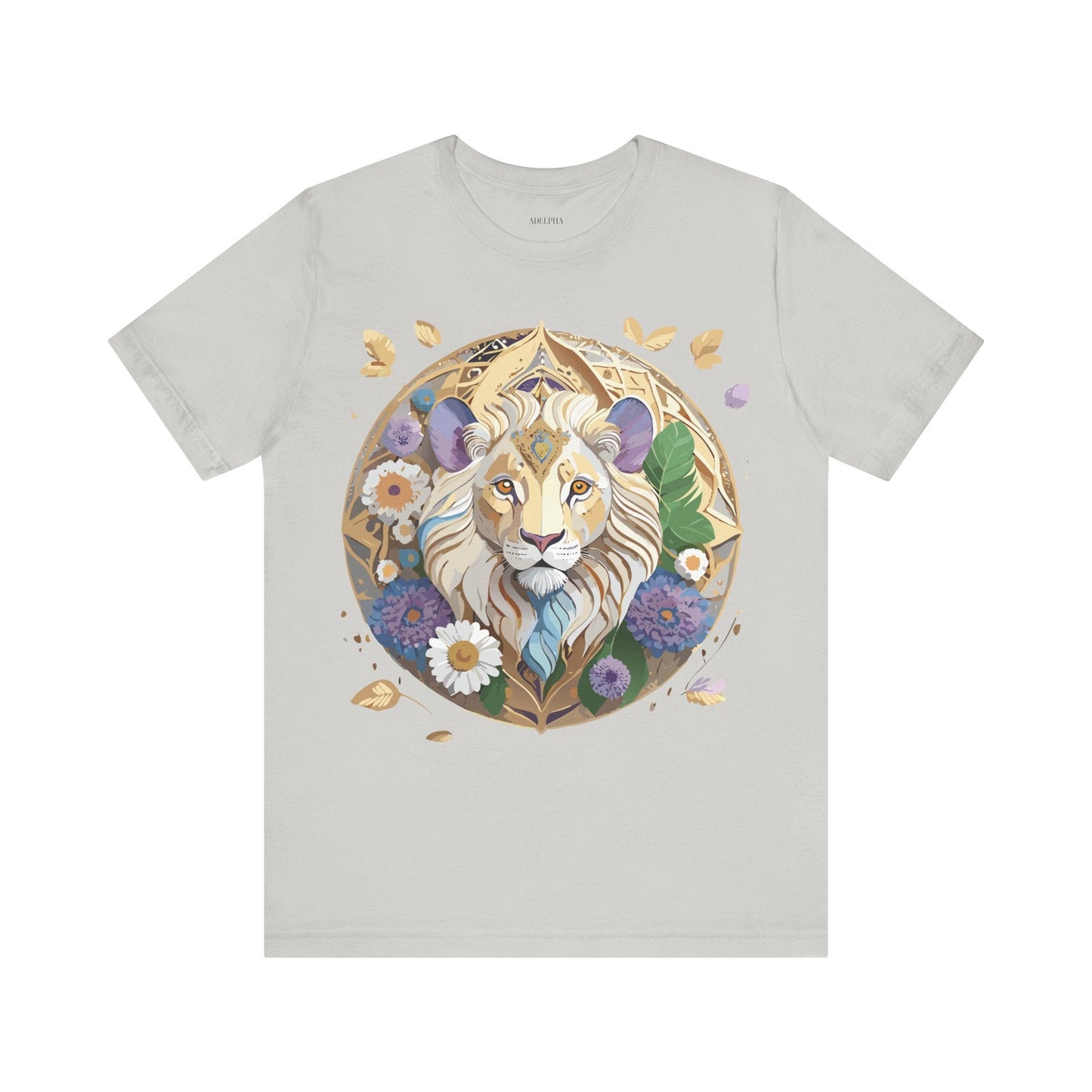 Adelpha Graphic Tee Unisex Medallion Shirt Vintage Inspired Art Design Short Sleeve