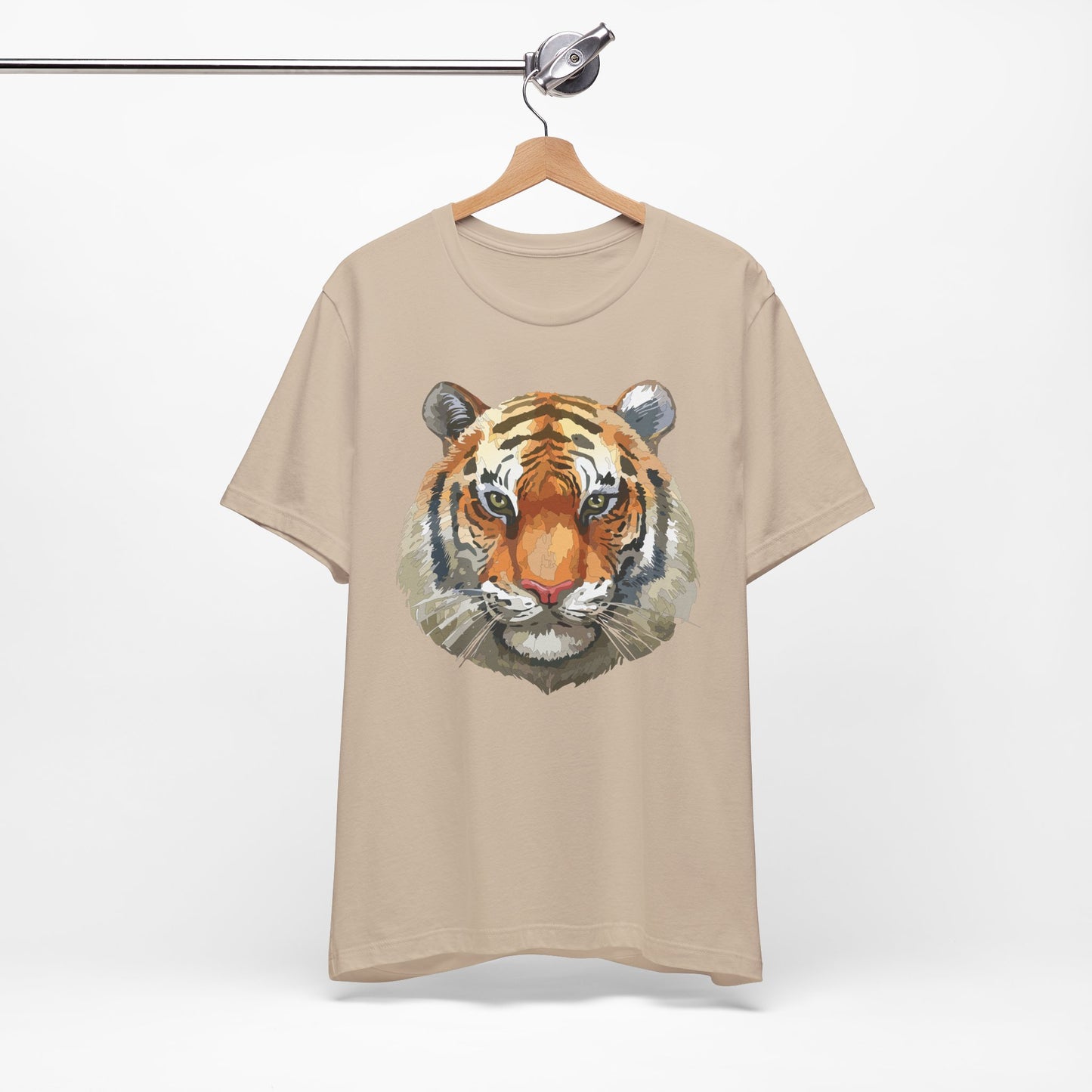 Unisex Tiger Tee, Animal Shirt, Tee Shirt with Tiger, Safari T-Shirt, Animal Tees, Big Cat Shirt, Safari T-Shirt 4