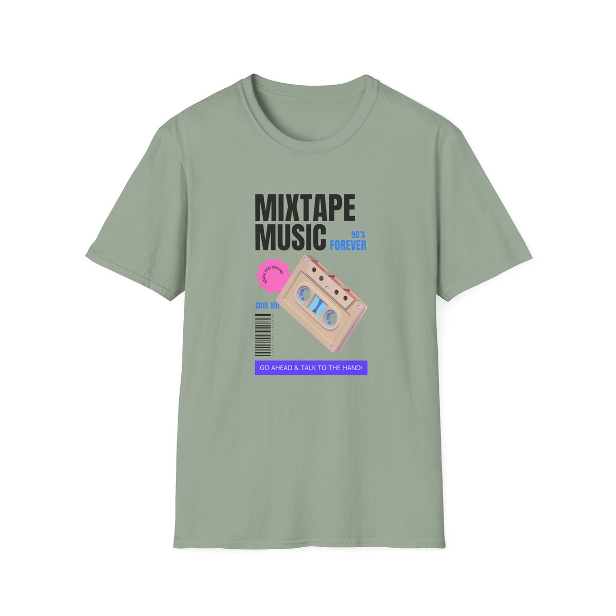 Mixtape Music Vintage Cassette Retro Audio Graphic Tee Gildan Unisex 100 Cotton Tee Shirt r101
