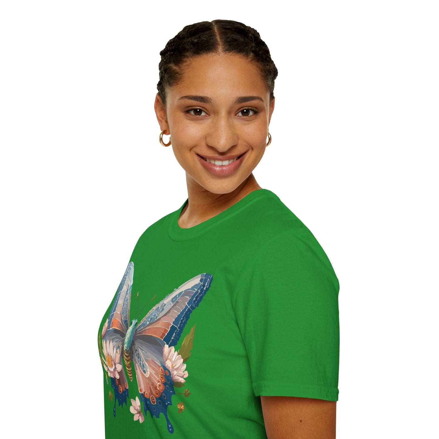 Butterfly Shirt Unisex T Shirt Monarch Design Softstyle 64000 Ring Spun Cotton Tee